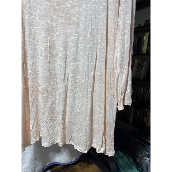 Bandolino Peach Blouse 1X light weight NWT Tunic 3/4 sleeves - Picture 16 of 16
